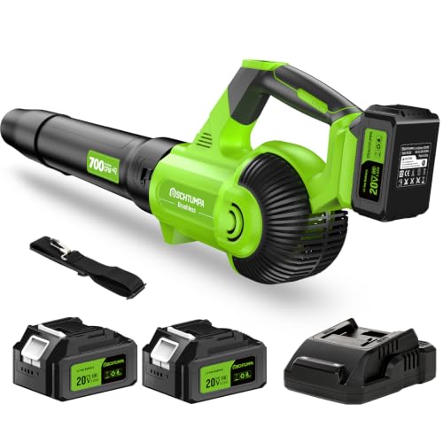 Leaf-Blower-Cordless-1200W-700CFM-200MPH-Leaf-Blower-for-Lawn-Care-Yard Leaf Blower Cordless 1200W 700CFM 200MPH Leaf Blower for Lawn Care Yard - Image 1