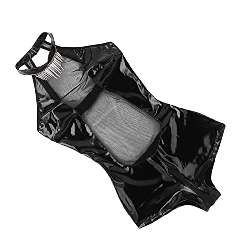 DOITOOL 2 Pçs Feminino - Body De Lingerie Virilha Xxl Elástico Para Meia-Calça De Malha Preta Catsui