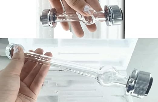 Polarimeter Tubes Glass with 100ml and 200ml Glass Vitreous Length 100ml 200mm Vitreous Diameter 15mm Sample Capacity 20ml 40ml Sodium Lamp for WXG-4 Manual Polarimeter