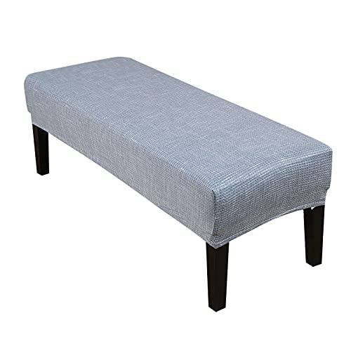 Imprimé Housse de Banc,Lavable Antidérapant Antipoussière Spandex Extensible Protege de Meuble pour Salon Salle à Manger Chambre-H-95-105cm Cover