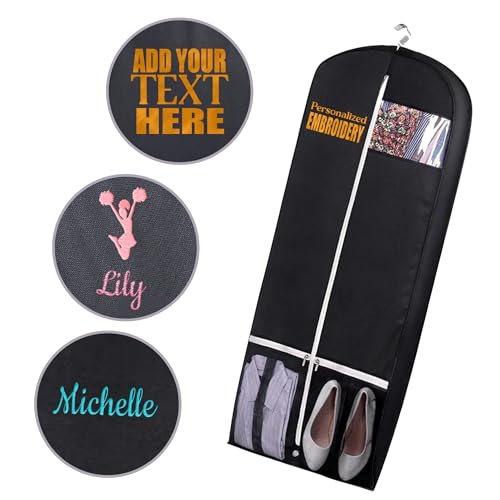Garment Bag with 2 Mesh Pockets