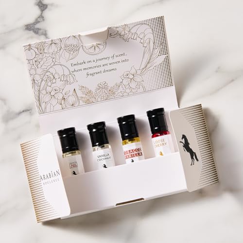 Arabian Opulence Unisex luxury perfume set – perfume set for women & men | fragrance sets man | perfume gift set Vanilla Coconut, Tobacco & Vanilla, Loose Cherry & Bakka Ru 5540 - Image 3
