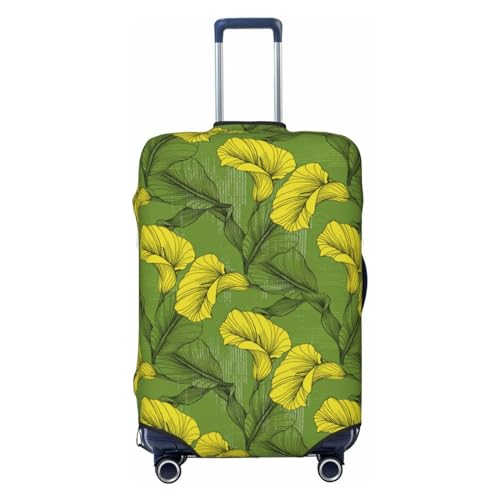 Travel Luggage Cover - Calla Lily Flowers No.1029 Washable Suitcase Covers Protector Fits 18-32 Inch Luggage