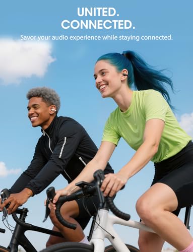 Image of YUMONDEAR Open Ear Earbuds, Clip On Earbuds Wireless with 44H Playtime & Charging Case, Bluetooth 5.4, IP54 Waterproof, Lightweight for Running, Workout, Sports