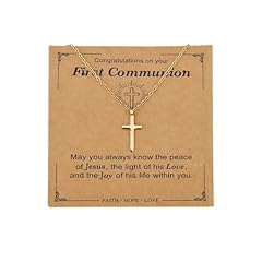 First Communion Cross Necklace