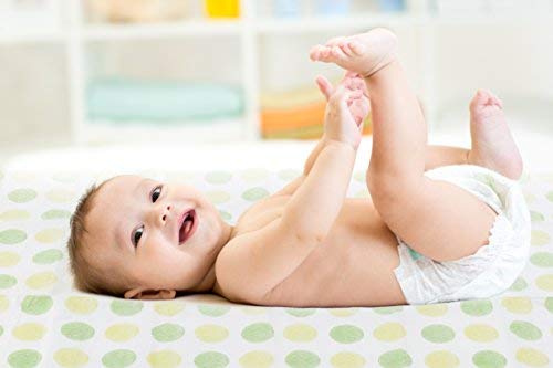 Large Disposable Baby Diaper Changing Pads, 100% Leak-Proof Sanitary Mats for Changing Tables, Portable Liners for Travel, Premium Quilted Waterproof Change Pad Cover, 26.75x18 in, 25 ct