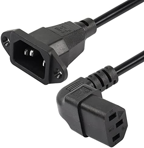 Câble D'alimentation C14 Mâle Vers C15 Femelle, 3 Mètres, Rouge - Pour Commutateurs Réseau, PDU, Onduleurs - 230V/10A Max