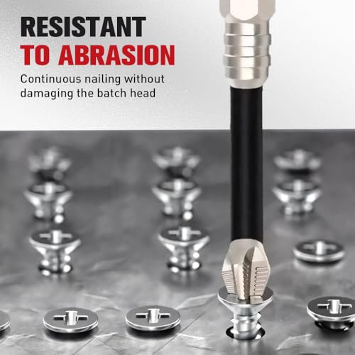 Image of 2025 Upgrade High Magnetic Screwdriver Drill Bit Set,Premium Universal Strong Magnetic Durability Screwdriver Drill Bit Set,Anti Slip Anti-Shock Impact Driver Bit Set for Home DIY Profession (#6 Sets)