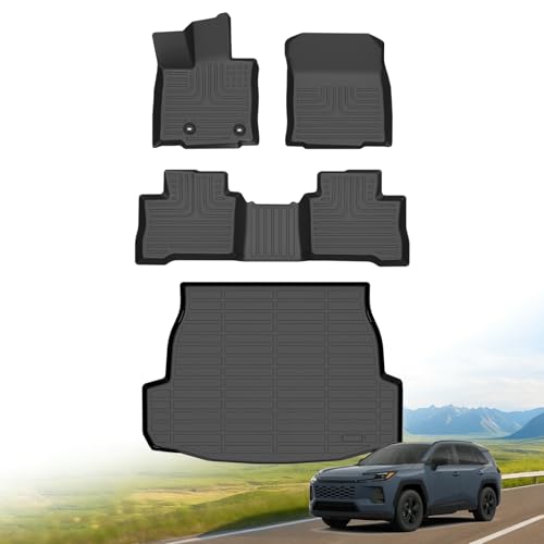 Tapis sol Toyota RAV4 Hybrid 2026 anti-saleté coffre sans caisson