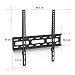 Hama TV-Wandhalterung Ultraslim (Wandhalter Fernseher für 32-65 Zoll, Fixe Halterung VESA bis 400x400, Max. 30 kg, inkl. Fischer Dübel) Schwarz