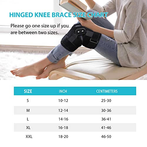 Kd Knee Braces For Knee Pain, Professional Hinged Knee Brace With Side Stabilizers For Men & Women, Knee Support For Arthritis, Meniscus Tear, Acl, Mcl Recovery #TOP1