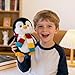 YUKOUQIAN Penguin Stuffed Animal Cute Plush Doll Toy 8 inch for Girls Boys Christmas(Scarf Penguin)