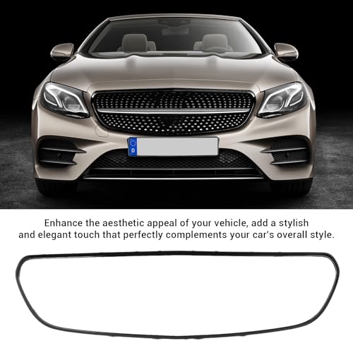Osłona Osłony Grilla, Nakładka Zastępcza Wykończenia 2138850200 dla Klasy E W213 C238 AMG Line Pre-Facelift. Bezpośrednie Referencje OE, łatwa Instalacja, Stylowa (czarny
