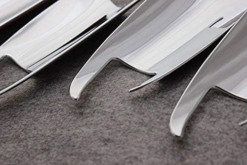 Miniatura 3 de Manija de puerta cromada Insertos Copa ajuste para Mercedes-Benz C W204 GLK X204 ML GLE GL GLS Clase W166 X166 2013 2014 2015 2016 2017 2018