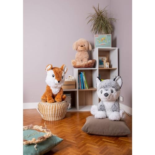 Kodi der Husky 41x47x50 cm XXL-Plüsch - aus superweichem Qualitätsplüsch Made in Europe (France)