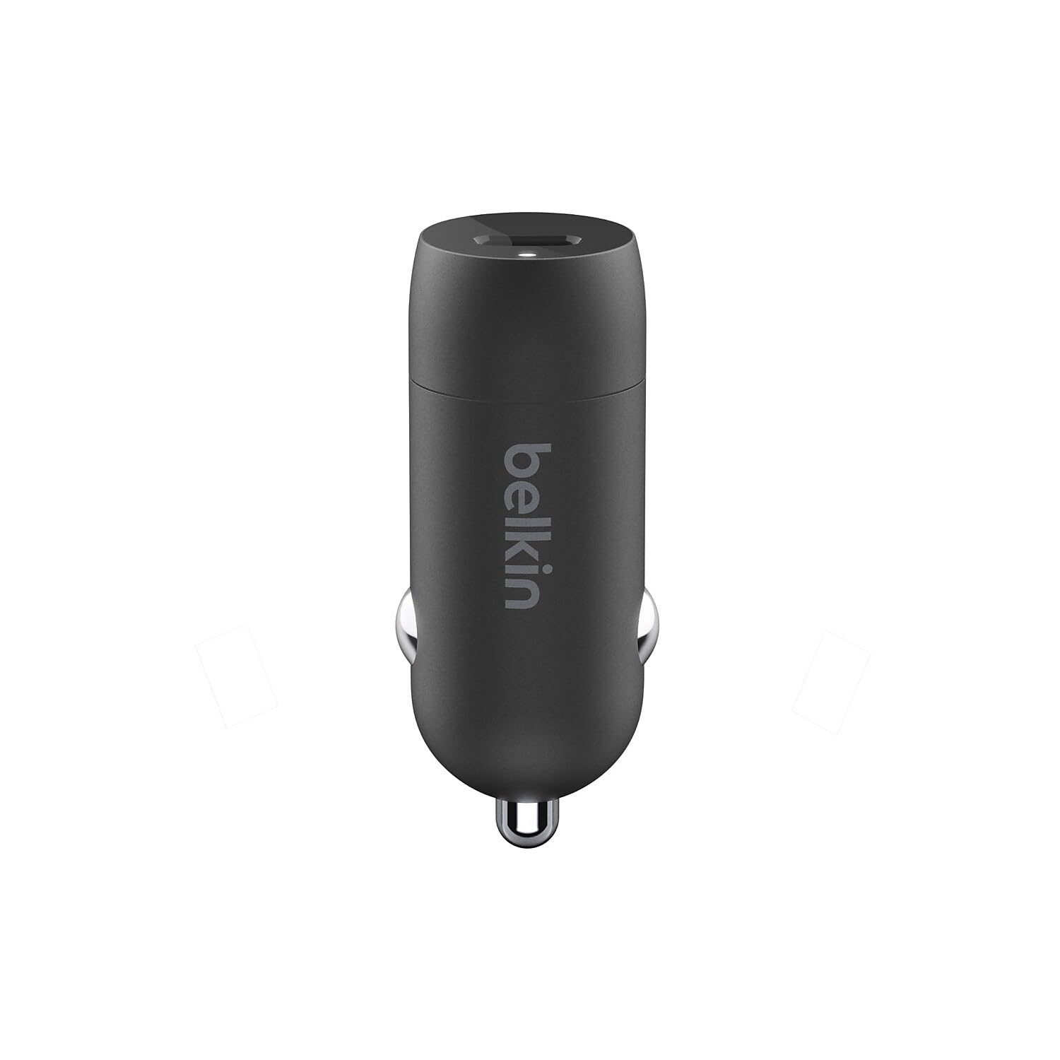 Belkin Caricabatteria da auto rapido USB-C da 20 W con cavo da USB-C a Lightning da 1,2 m (ricarica rapida per iPhone, Samsung, Google Pixel e altri) - Nero
