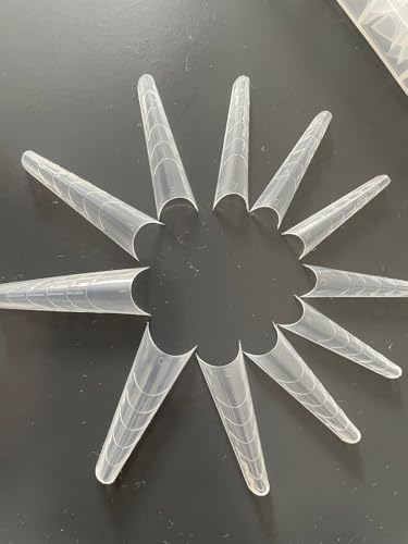 Kit molde F1 para unha em gel D&Z 7974 Mandorla reutilizável com 120 peças