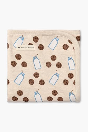 Image of MONICA + ANDY Mini Hospital Cuddle Box, 100% Organic Baby Clothes for Newborns & Infants, Coming Home Swaddle Blanket & Cap