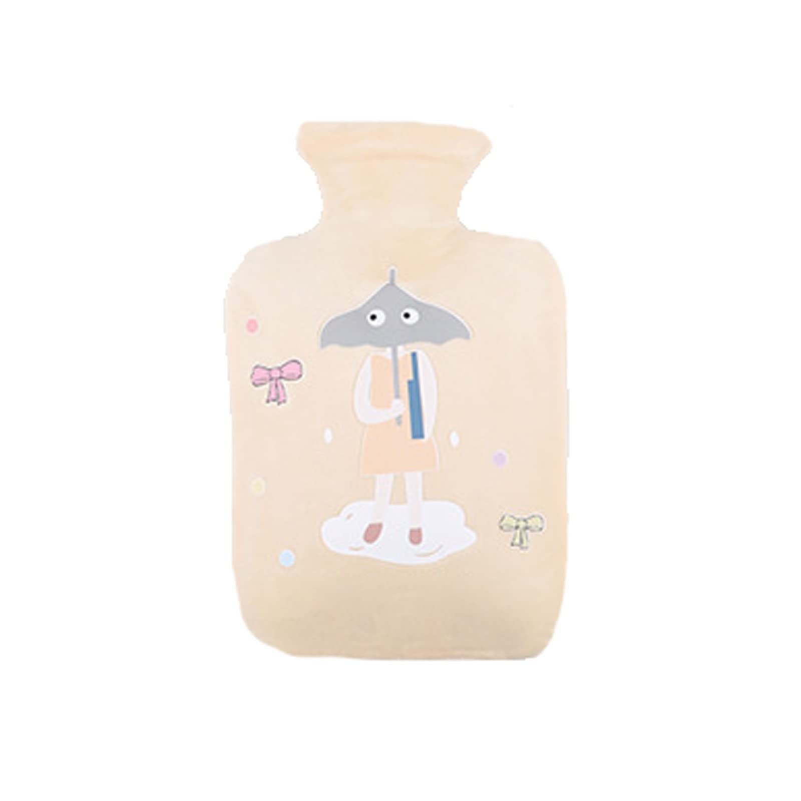 JINGYAN Termofory Cute Water Injection Hot Bottle PVC. Butelka gorącej wody panie pluszowe dłoni