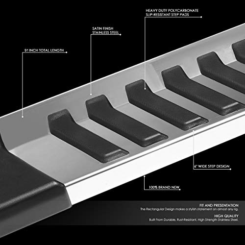 Estribos en acero inoxidable para Ford F150 2004-2014 miniatura 2