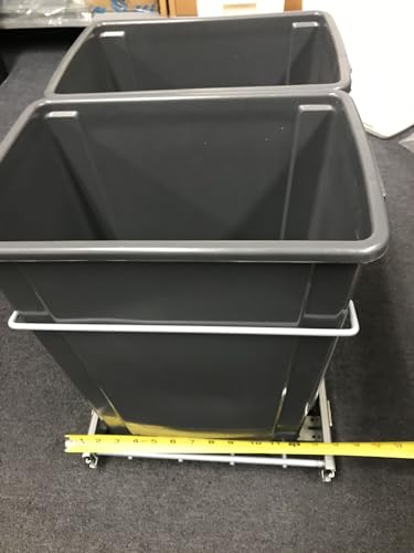 Contenedor Doble Extraíble para Gabinetes de 15" - Gris miniatura 2