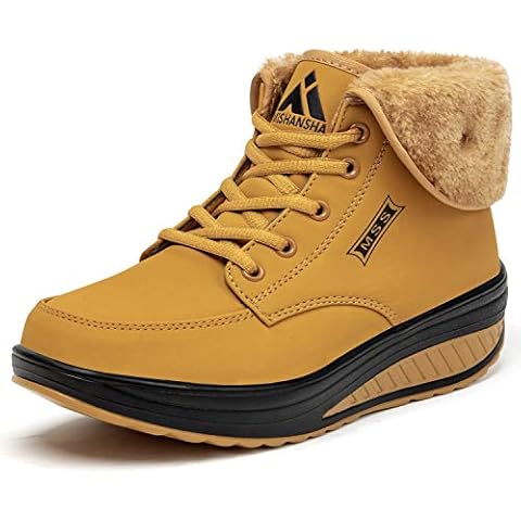 Mishansha Botas de Nieve Mujer Impermeables Cover