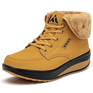 Mishansha Winterlaarzen voor dames, waterdicht, warme winterlaarzen