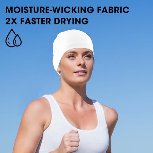 Image of WTACTFUL Cooling Skull Cap Breathable Mesh for Men Women | Lightweight Mesh Thin Quick-drying Moisture-Wicking Motorcycle Cycling Summer Sports Helmet Liner Hard Hat Liner