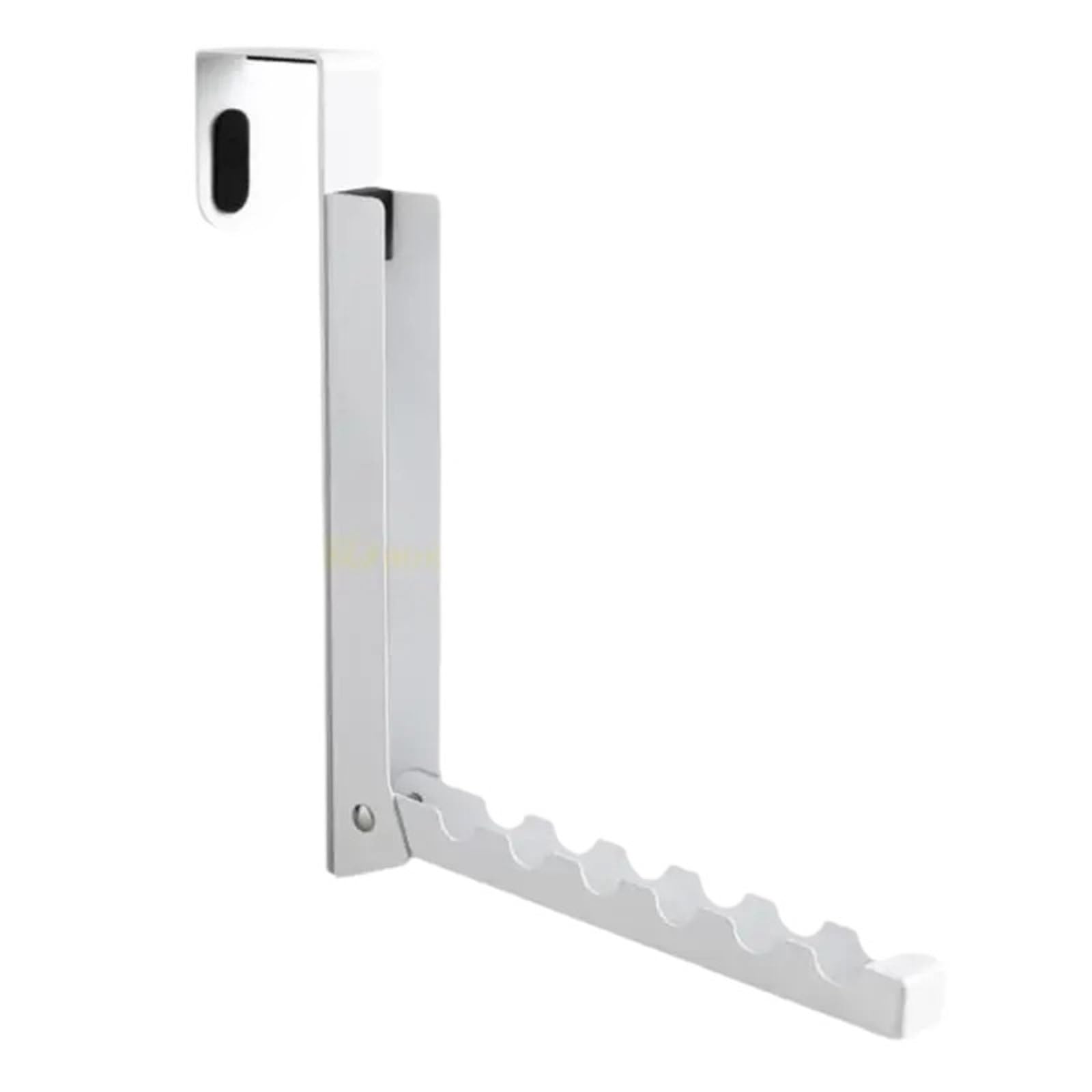2PCS Folding Über Die Tür Haken Veranstalter Platzsparende Hängen Rack Kleiderbügel Für Badezimmer