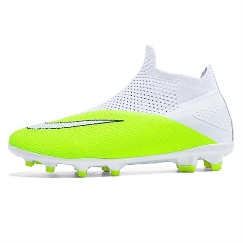 Kaeaeilss Men's Football Shoes Ag High-Top Pointed Football Shoes Indoor High-Top Sports Shoes For Professional Training Field #TOP6