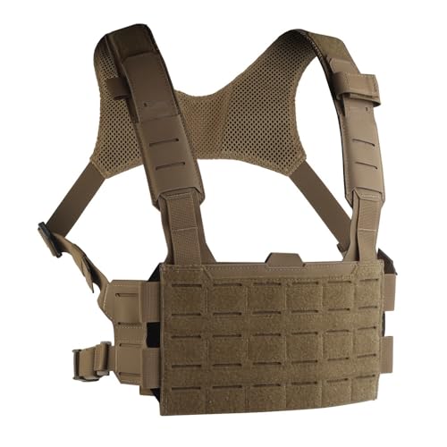 Chest rig modulaire gilet de poitrine ventilé sangles numérotées tactique