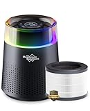 MSB5 Air Purifier for Home with One HEPA Air Filter for Smoke Pollen Dander Hair Smell in Bedroom Office and Kitchen