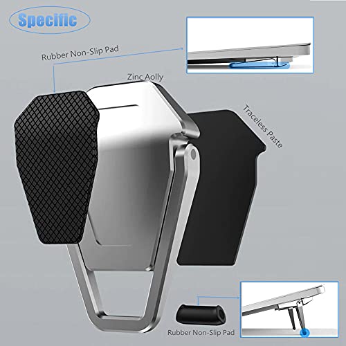 Mini Invisible Laptop Stand Pad-2Pack(4Pcs) Suntaiho Aluminum Cooling Computer Keyboard Mount Kickstand,Ergonomic Lightweight Laptop Desk Stand For Macbook Pro/Air, Lenovo,12-17 Inches #TOP1