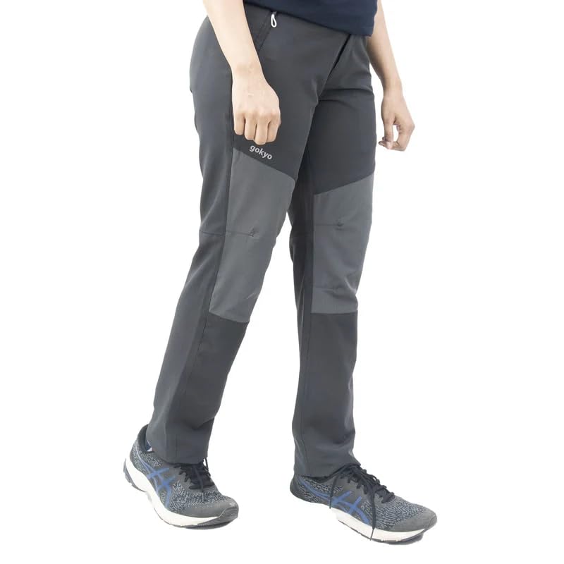 Image of GOKYO Manali Trekking Pants for Women | Quick Dry, Water-Repellent & Stretchable Outdoor Pants | Lightweight, Breathable & Multi-Pocket Hiking Trousers