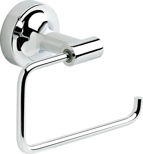 Franklin Brass Voisin (1-Pack) Toilet Paper Holder Polished Chrome Tissue Roll Holder for Bathroom Organization and Storage European Single Post Toilet Tissue Holder Wall Bathroom Accessories VOI50-PC