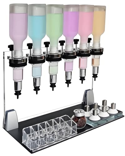 Professioneller manueller Parfümspender, Flüssigkeitsfüllmaschine Transferwerkzeuge, manuelles Spender-Set, einstellbare Pumpenköpfe und Prüfbecher für Geschäfte