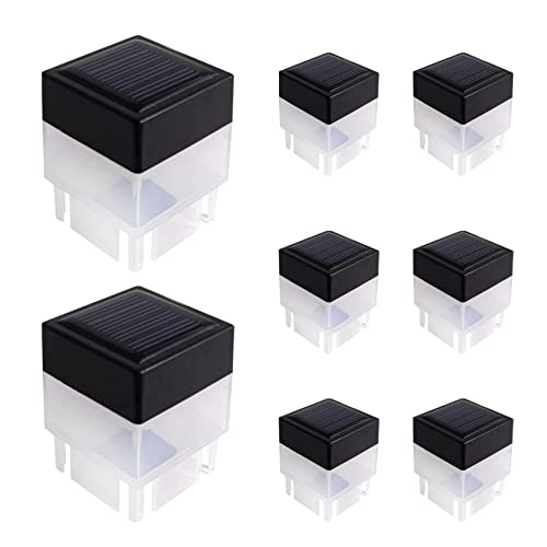 Lumière solaire pour clôture extérieure étanche éclairage LED pour porche et jardin x8