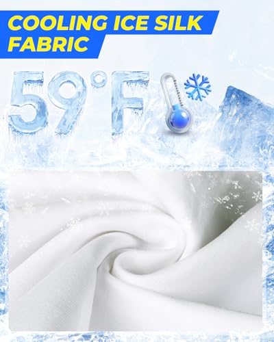 Image of Balaclava Face Mask with Glasses Holes for Men Women Summer Cooling Shiesty Mask Sun UV Protection for Motorcycle Work Ski
