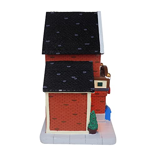 Christmas Village Post Office Lighted Musical Snow Village Collectible Building Perfect Addition To Your Christmas Indoor Decorations & Holiday Displays #TOP2