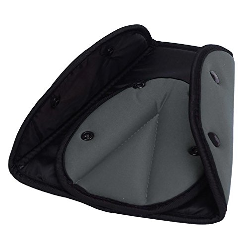 Seat Belt Adjuster For Kids,2 Pack Triangle Seatbelt Adjuster For Short Adults,Auto Shoulder Neck Strap Adjuster,Car Protective Safety Strap Adjuster Cover Pad Harness (Gray) #TOP7