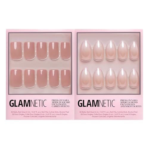 Glamnetic Press-On Nails Bundle - In The Nude & Fiancéd