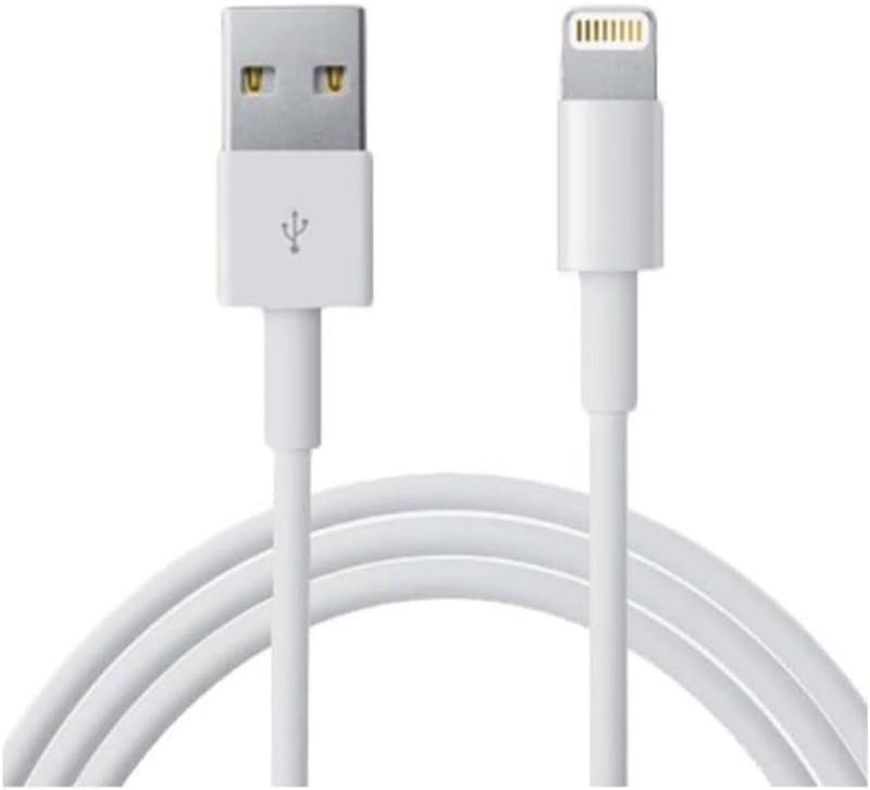 AnyCom® Original iPhone Charger Lightning Cable | Apple MFi Certified USB iPhone Fast Charging Cord | Data Sync Transfer for 13/12/11 Pro Max Xs X XR 8 7 6 5 5s iPad iPod Apple Phone Cable - White