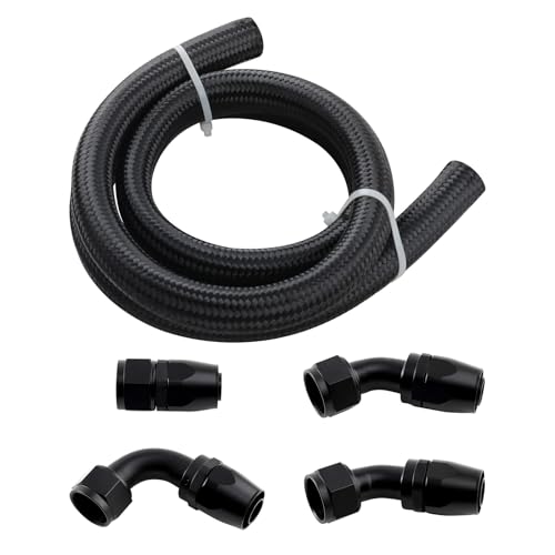 Image of 5FT 16AN Fuel Line Kit, Transmission Cooler Lines, 4PCS 16AN Fittings
