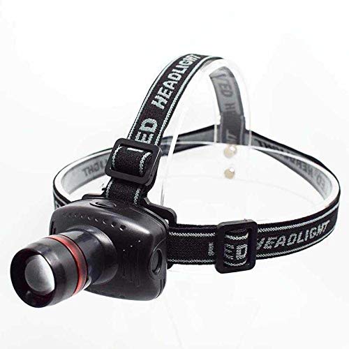 Alexvyan ABS Plastic Powerful Ultra Bright LED Headlight/Zoom Light for Industrial Work, Cycling (Black) (B07P4MX7DT) Amazon Price History, Amazon Price Tracker