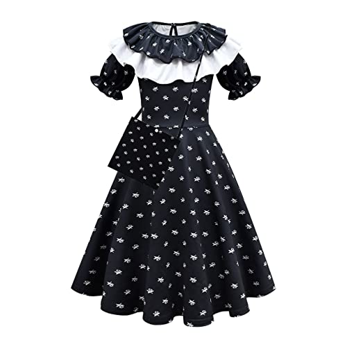 SunHibay Mercoledì Addams Costume per Bambini