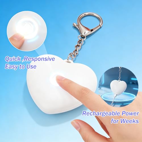image for Generic 2PCS Purse Light Handbag Light - USB Rechargeable, Love Wallet