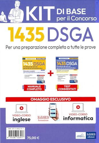  Kit di base per il concorso 1435 DSGA