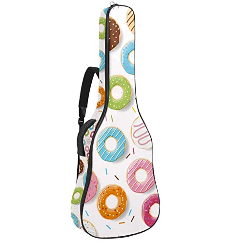 Hondank Étui de guitare de grande taille en forme de tête de mort avec croix, sac à dos de protection rembourré pour… - Les Beatles, Paul McCartney, John Lennon, RIngo Starr, George Harrison Hondank Étui de guitare de grande taille en forme de tête de mort avec croix, sac à dos de protection rembourré pour…