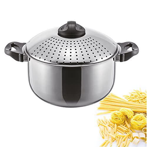 Galileo Coperchio scolapasta e sottopentola 3 in 1 in silicone con