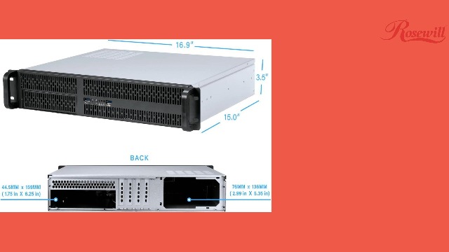 Amazon.com: Rosewill 2U Server Chassis Rackmount Case | 4 3.5